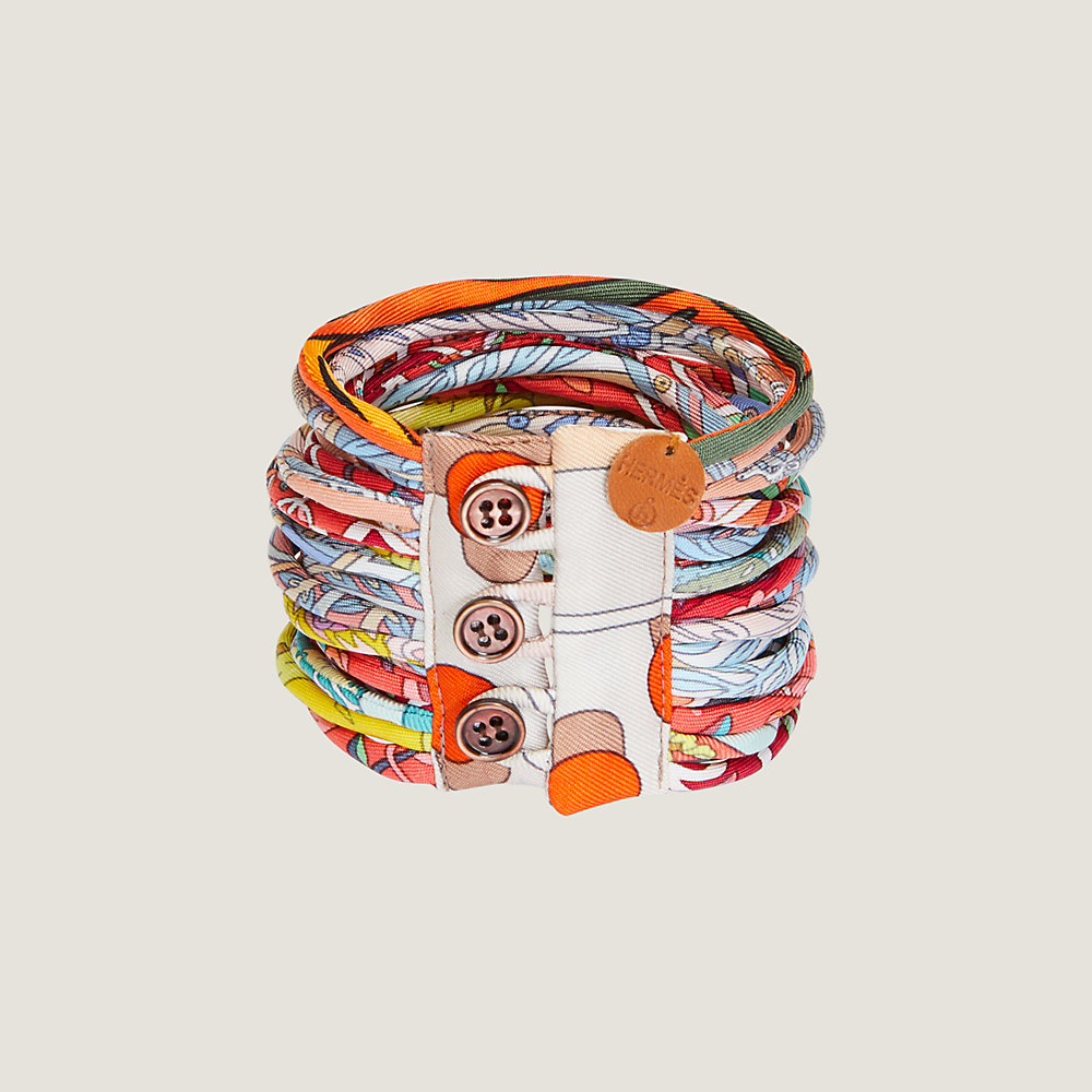 Hermes deals silk bracelet